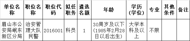 眉山市市级机关面向基层公开遴选公务员职位表.png