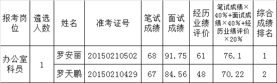 怒江州州级机关事务管理局公开遴选参照公务员法管理单位工作人员业绩评价及综合成绩.png