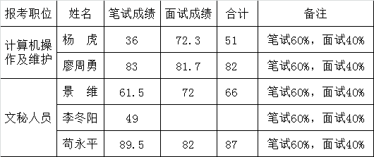 阆中市档案局公开遴选工作人员成绩册.png