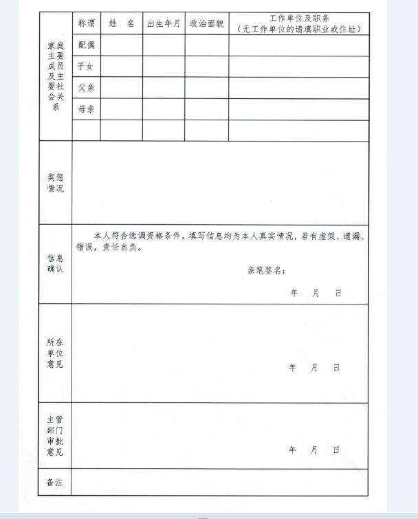 贵州省政府办公厅关于选调文秘工作人员的通知 附件2（2）.png