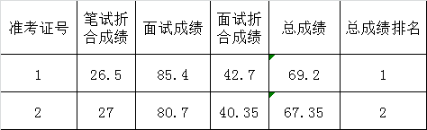 广安市统计局公开遴选工作人员面试人员考试总成绩及排名.png