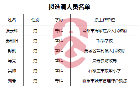 新乐市人民政府办公室拟选调公共资源交易中心工作人员.png